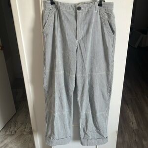 Railway Scandi Striped Carpenter Pants